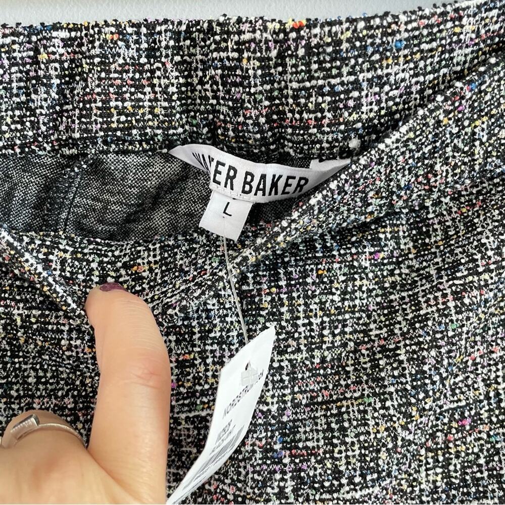 Walter Baker | NWT Women’s Skinny Legging Tweed Professional Pant Dress Rainbow - Picture 4 of 9